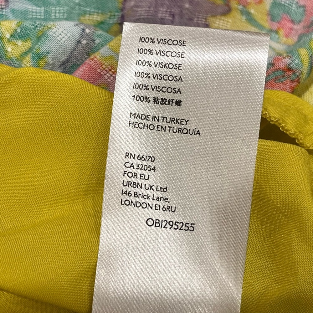 𝐀𝐧𝐭𝐡𝐫𝐨𝐩𝐨𝐥𝐨𝐠𝐢𝐞 𝐍𝐖𝐓 Eliora Off-The-Shoulder Maxi Dress Yellow XS - Picture 9 of 12